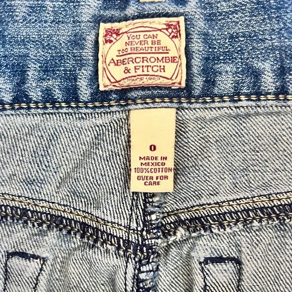 Abercrombie & Fitch Blue Denim Mini Skirt - Picture 2 of 6